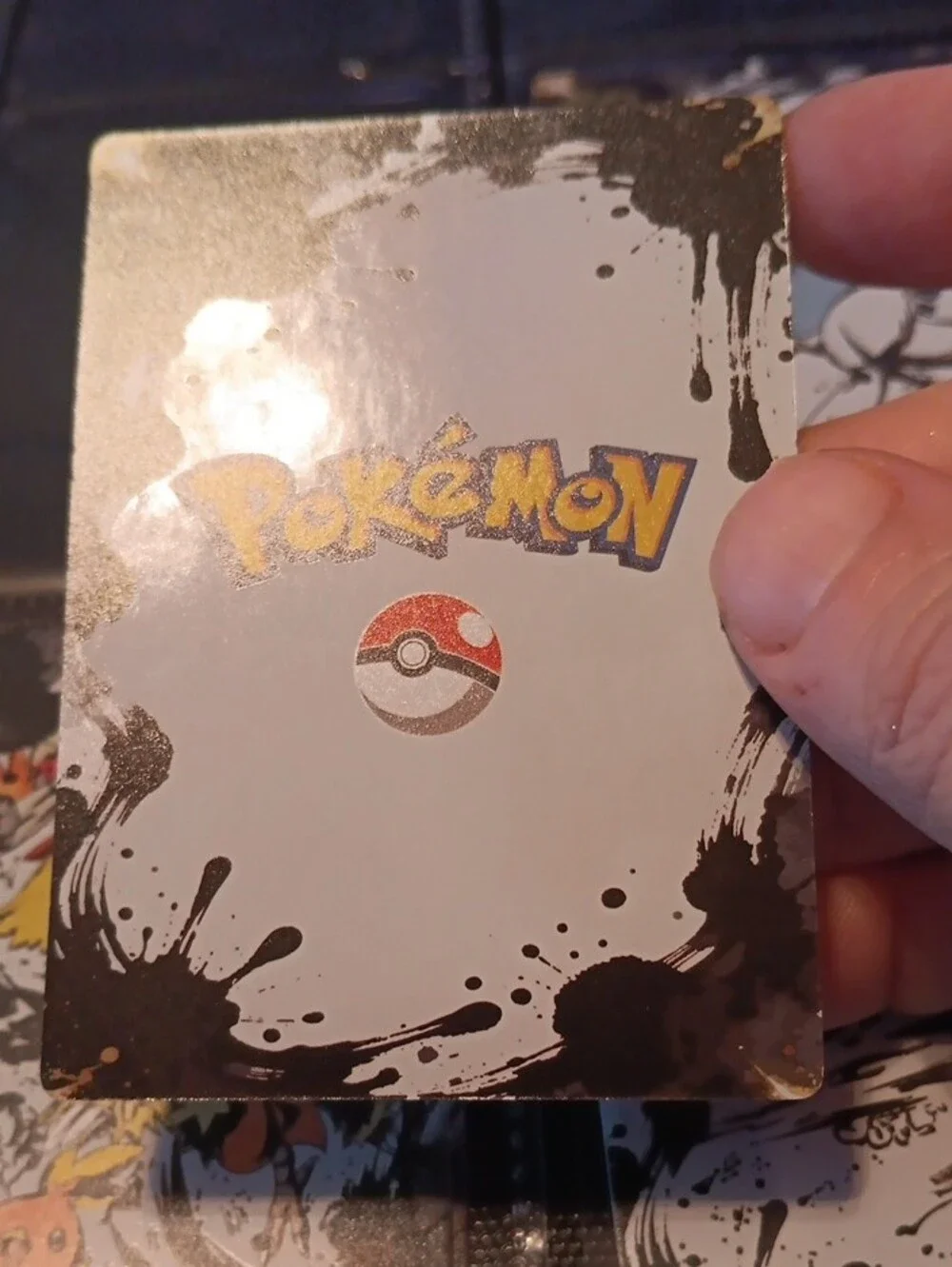 Pokemon OR-009 Black White Gold Holo Trading Card
